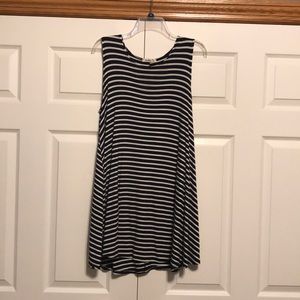 Striped flowy dress